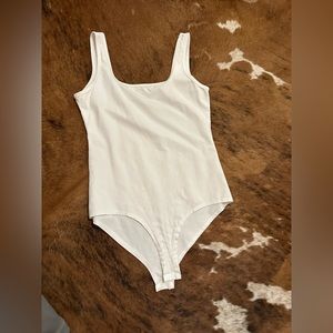 Ladies white body suit